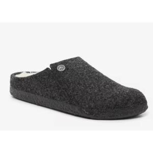 Birkenstock Zermatt Shearling Clog Slippers in Charcoal Size 8.5US Narrow NEW